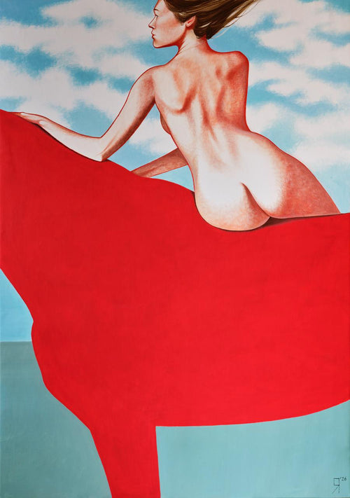 BATHING OF THE RED HORSE by Masha Yankovskaya