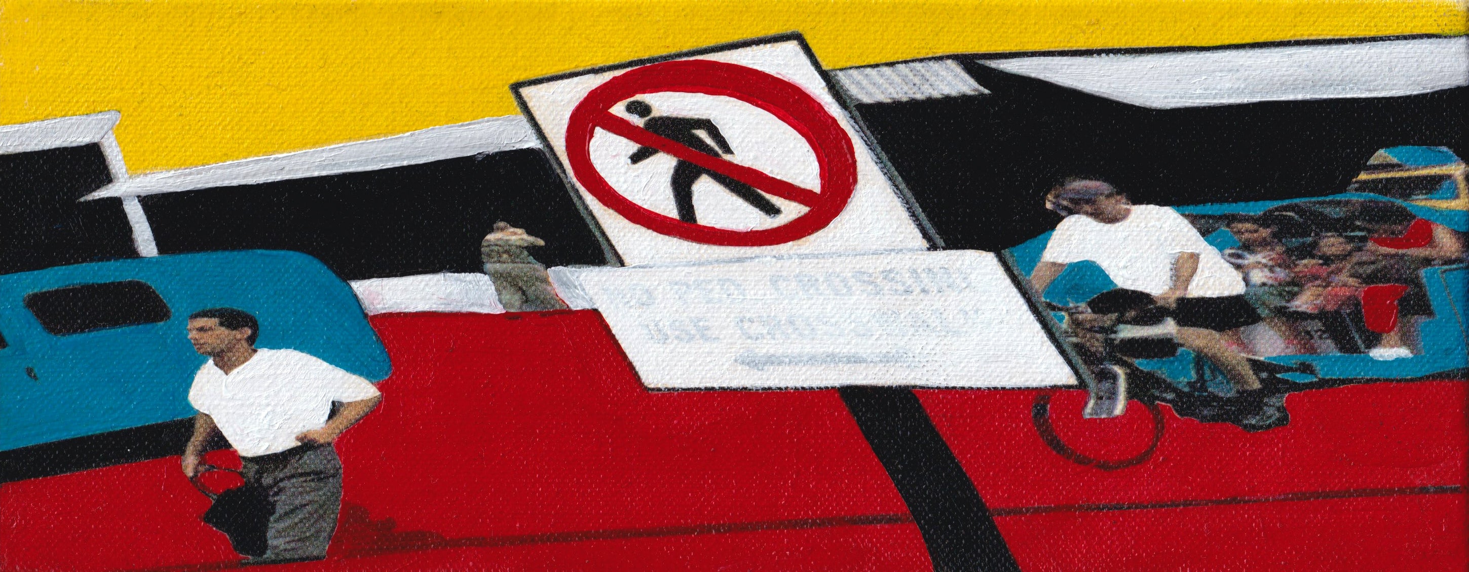 No ped xing by Pauline Marcelle